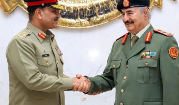 فیلڈ مارشل سید عاصم منیر کی لیبیائی مسلح افواج کے سربراہ سے ملاقات