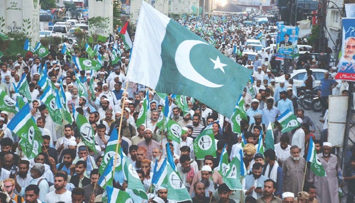 جماعت اسلامی کا کراچی کے کئی اہم مقامات پر آج دھرنے دینے کا اعلان