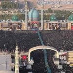Mourners attend a prayer for Iran's late Supreme Leader