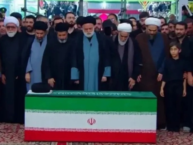 ayat ullah khamenei funeral pray mashad