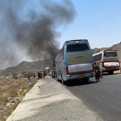 bus firing quetta