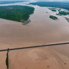 high level flood alert chenab river