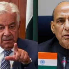 khawaj asif reply rajnath singh