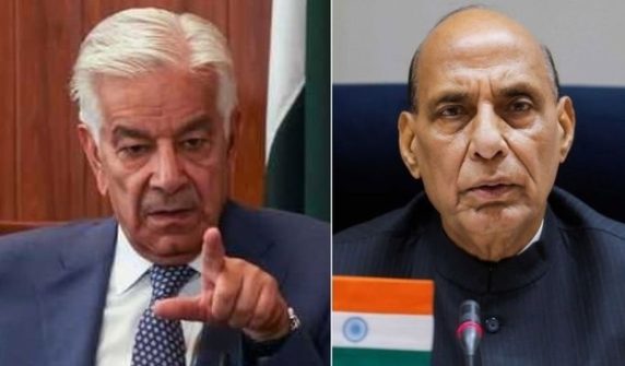 khawaj asif reply rajnath singh