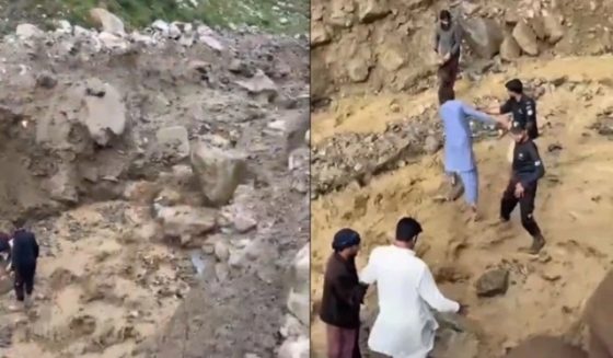 saiful malook road block