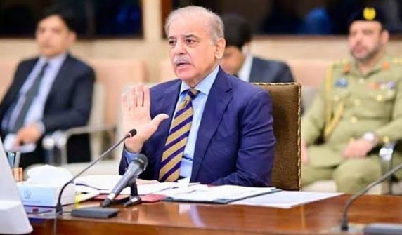 shehbaz sharif in meeting