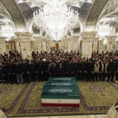 supreme leader funeral prayer najaf