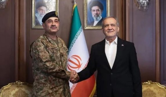 field marshal asim muneer met iranian president