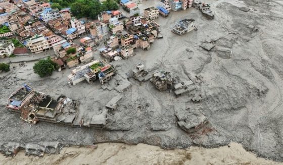 flood in nepal