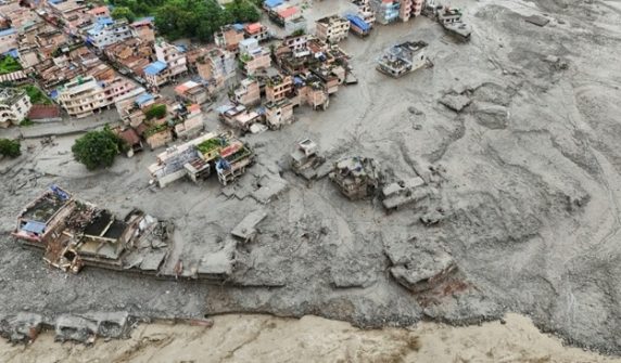 flood in nepal
