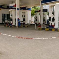 petrol pumps closed
