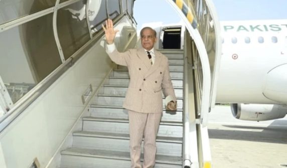 pm shehbaz depart for bishkek for shinghai meeting