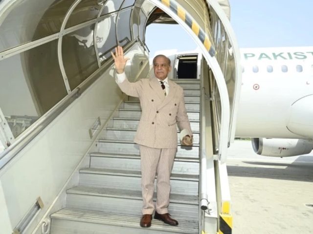 pm shehbaz depart for bishkek for shinghai meeting