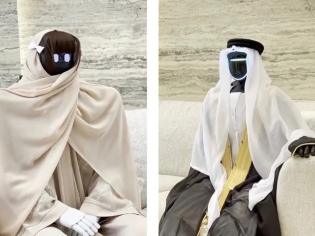 robot wedding