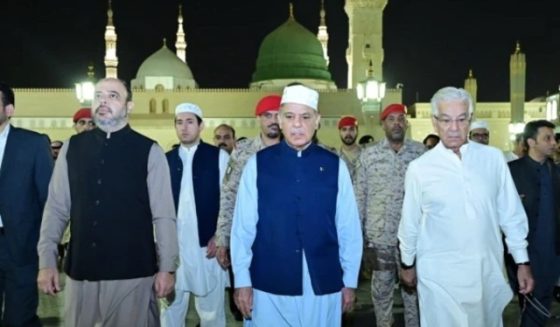 shehbaz sharif madina visit