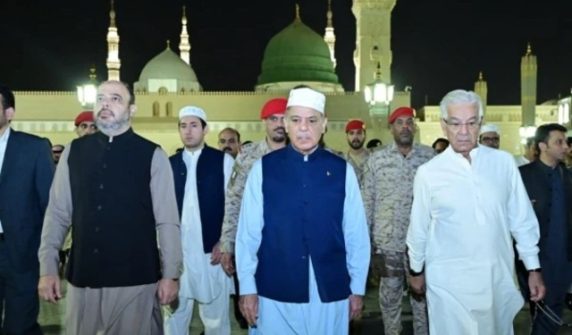 shehbaz sharif madina visit
