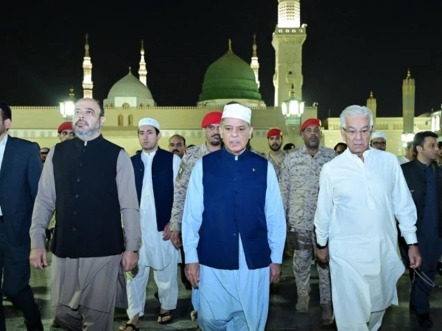 shehbaz sharif madina visit