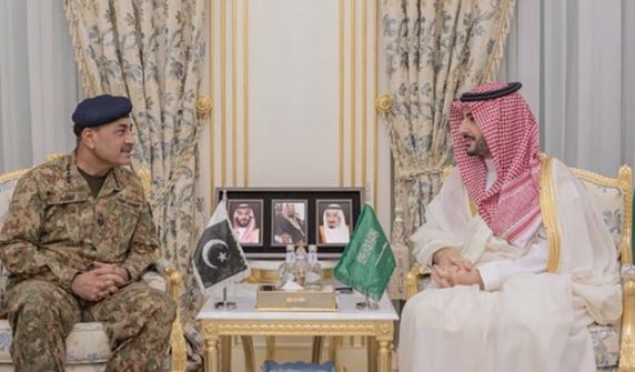 asim munir met prince khalid bin salman
