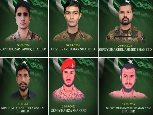 hangu 8 terrorists killed in security forces operation 6 pak army personnel martyred