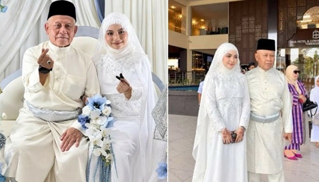 malaysian football legend 72 marries 20 year old woman