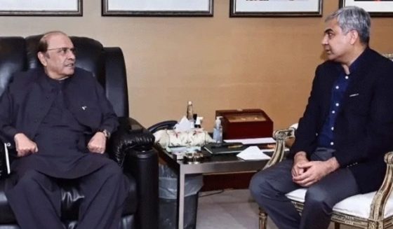 meeting between mohsin naqvi and asif zardari
