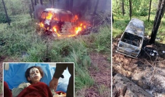 murree school van plunges into ravine