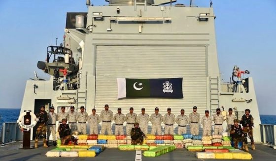 pakistan navy conducts major anti narcotics operation