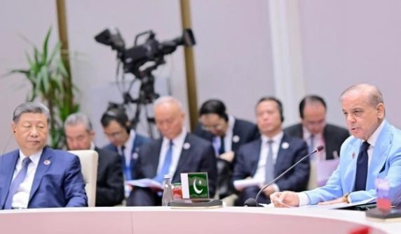 shehbaz sharif sco meeting