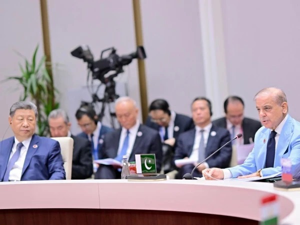 shehbaz sharif sco meeting