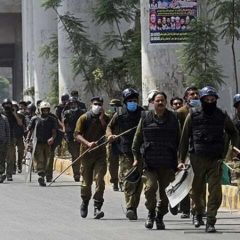 decision to withdraw additional police for pti long march