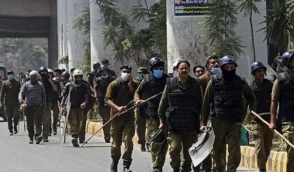 decision to withdraw additional police for pti long march