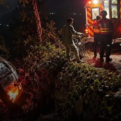 muree van fall from hill