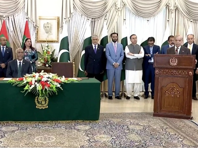 pm shahbaz meet maldives president