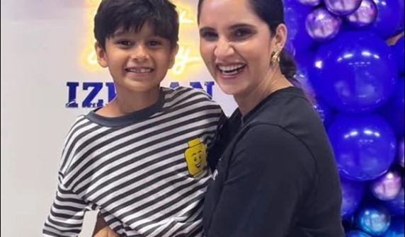 sania mirza with azhan