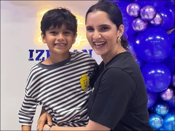 sania mirza with azhan