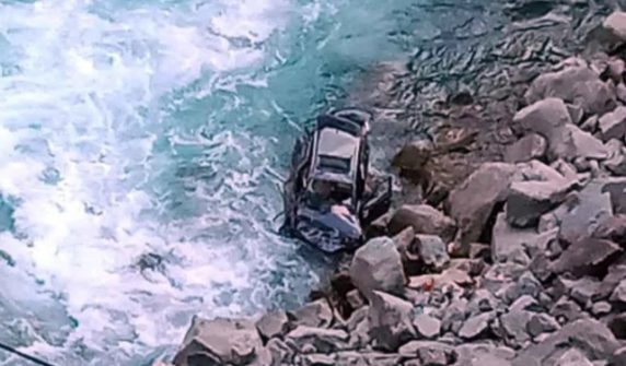 school van falls neelum river