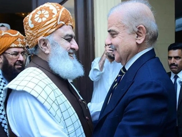 shahbaz sharif contact maulana fazlur rehman