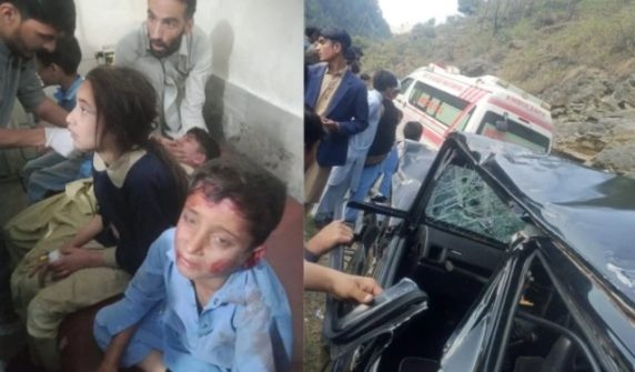 shangla school van accident